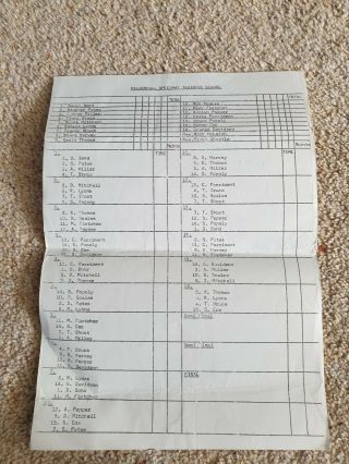 Mildenhall Speedway Programme Very Rare Single Sheet 16th August 1976
