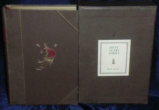 Fifty Years Adrift Signed By George Harrison W Slipcase 1984 Rare 559/2000