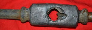 Vintage Large Tap Handle Wrench Machinist Tool 1/2 to 1 Tap Primitive OLD RARE 3