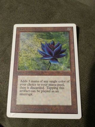 1993 Magic The Gathering Mtg Unlimited Edition Black Lotus