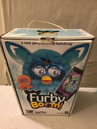 Furby Boom Favorite Blue Special Edition Plush Interactive Toy Rare