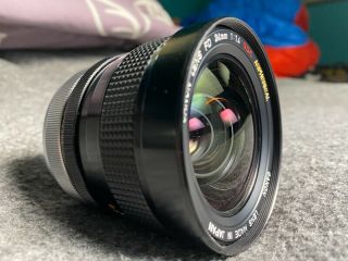 CANON 24mm F1.  4 SSC ASPHERICAL FD LENS EXC,  Great RARE VINTAGE CINEMATIC 2