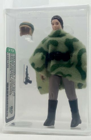 Kenner Star Wars Princess Leia Combat Poncho Afa 80 Loose Vintage Case Style