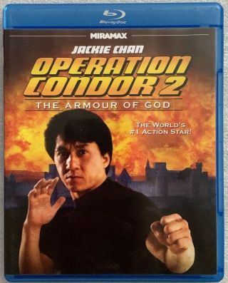 Jackie Chan Operation Condor 2 Blu Ray Rare Oop Miramax World Buy