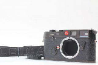 【rare Near 1989 Model】 Leica M6 Big Letter 0.  72 Black Non Ttl From Japan