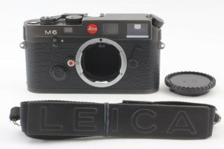 【RARE NEAR 1989 model】 Leica M6 BIG Letter 0.  72 Black Non TTL From JAPAN 2