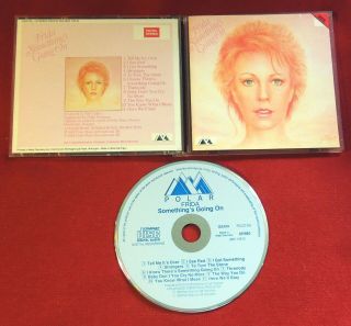 Frida Something`s Going On West Germany Cd Nm Rare Polar Blue Label Face Abba