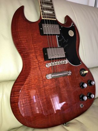 2019 Gibson Sg Standard ‘61 Rare Flame Mahogany
