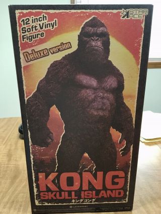 Star Ace 12” King Kong Skull Island Soft Vinyl Statue X - Plus Deluxe Edition