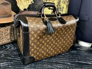 Louis Vuitton Rare Vintage Travel Luggage Doctor Suitcase Bag Carry On