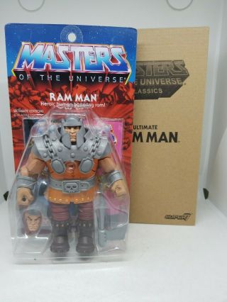 Super7 Ultimate Ram Man Motuc,  Motu,  Masters Of The Universe Mattel 2016