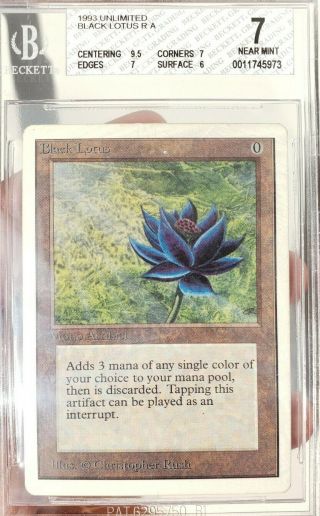 Vintage Magic | Near Mtg Bgs 7 Unlimited Black Lotus,  W/9.  5 Sub,