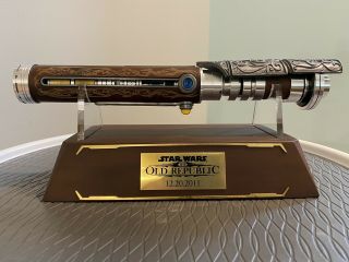 Efx Star Wars Master Orgus Lightsaber Old Republic Limited And Rare