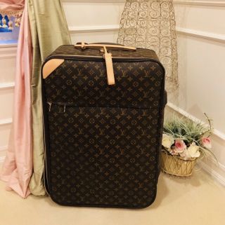 Louis Vuitton Pegase 65 Monogram Canvas Rolling Travel Suitcase Rare $4700