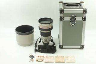 RARE【CLA ' d Near / Case】Canon FD NFD 200mm F/1.  8 L Lens From JAPAN 2372 2