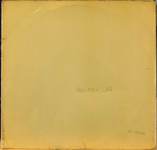 The Beatles White Album.  Double Vinyl.  Very Low Number.  No.  0000108 Very Rare