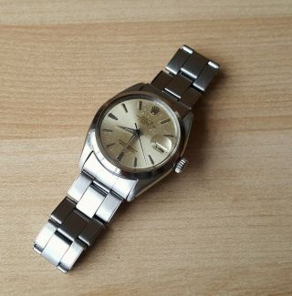 Men ' s 1961 Rolex Oyster Perpetual Date Automatic Rare 1560 Movement & Year 2