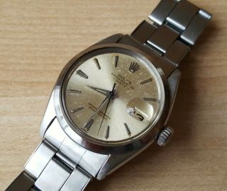 Men ' s 1961 Rolex Oyster Perpetual Date Automatic Rare 1560 Movement & Year 3