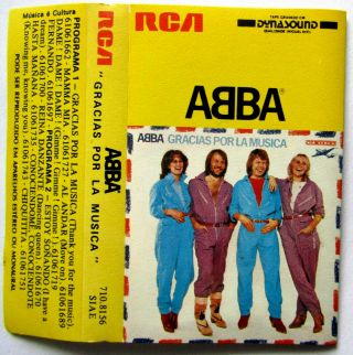 Abba - Gracias Por La Musica - Rare Brazil Cassette