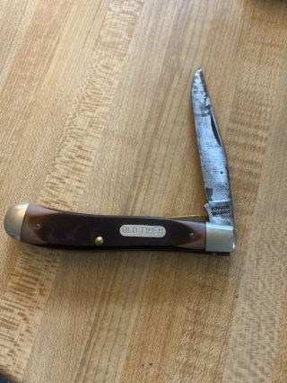 Rare Old Timer Schrade 1940 T Pocket Knife