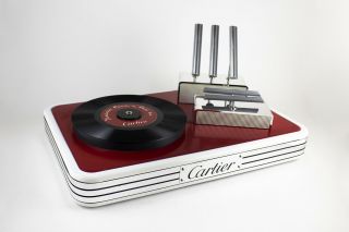 Rare Cartier Diabolo Rock N Roll Boutique Display For Writing Instruments