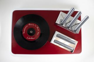 RARE Cartier Diabolo Rock n Roll Boutique Display for Writing Instruments 2