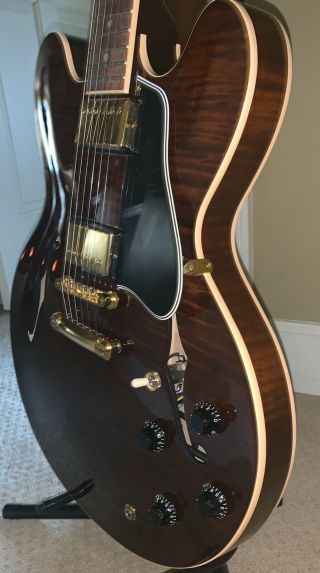 Gibson semi - hollow body ES - 335 Dot Reissue Electric Guitar Rare color 3