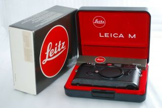 " Rare Near Boxed " Leica Leitz M6 Classic 0.  72 35mm Rangefinder Black 3789