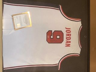 Michael Jordan Uda Upper Deck Signed Autograph Usa Olympics Jersey 9 Rare W/coa