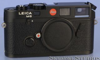 Leica Leitz M6 Wetzlar / Classic 10404 0.  72 Black Rangefinder Camera Body Rare