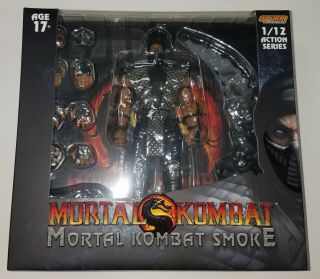 Nycc 2018 Exclusive Storm Collectibles Mortal Kombat Smoke 1/12 Figure Misb