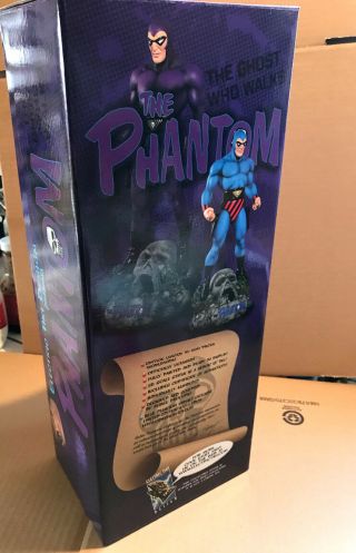 Electric Tiki ARCHIVE - THE PHANTOM - BLUE - maquette/statue.  RARE 1 of only 100 3