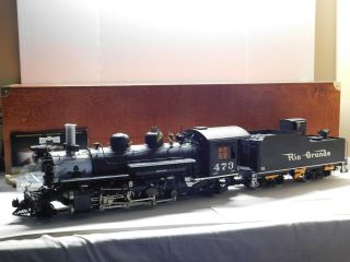 G Scale - Aster/lgb 20831 D&rgw 2 - 8 - 2 K - 28 473 Steam Locomotive & Tender Rare
