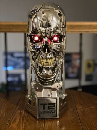 Sideshow Terminator 2 Chrome Rare Variant T800 Life Size 1:1 Bust Endoskeleton