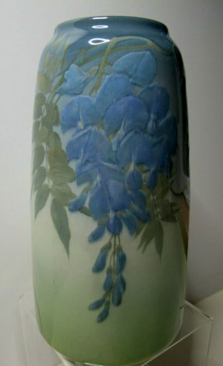 1910 Rare Rookwood Pottery Signed (ed Diers) Iris Glaze Wisteria Vase
