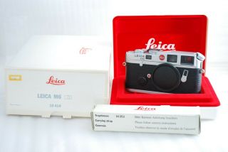 " Rare Top " Leica M6 0.  72 Classic 35mm Rangefinder Camera Chrome 3790