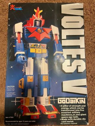 1982 Bandai Voltes V Dx Godaikin Robot Chogokin Rare