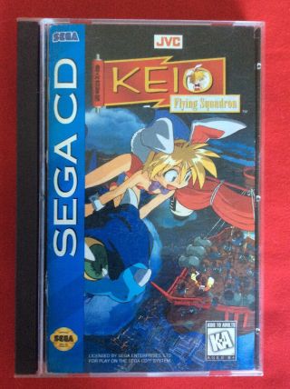 Keio Flying Squadron - Sega Cd Complete Authentic U.  S.  Release - Rare