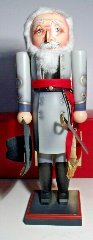 Rare Susan Milford Nutcracker,  General Lee,  1999,  109 Of Only 250,  15 Inches