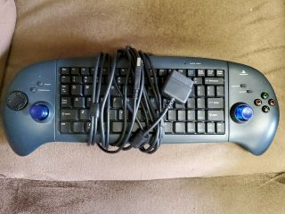 Sony Playstation 2 Logitech Netplay Controller & Keyboard G - X2b6 Rare Ps2