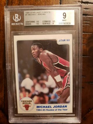 1985 Michael Jordan Star Last 11 Roy 