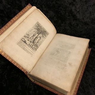1673 KING JAMES BIBLE Illustrated LAVISH Fine Binding GILT Complete RARE 2