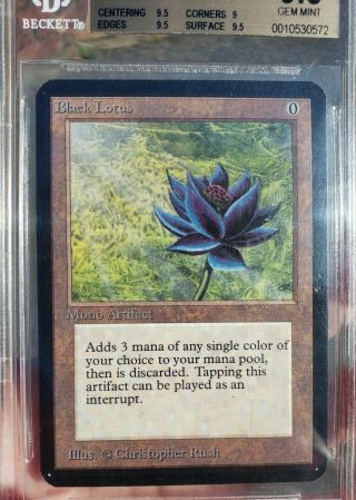Vintage Magic | MTG BGS Alpha Black Lotus,  POWER 9 2