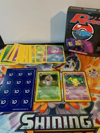 Pokemon Trading Card Game - Team Rocket Trouble Theme Deck Rare Opened