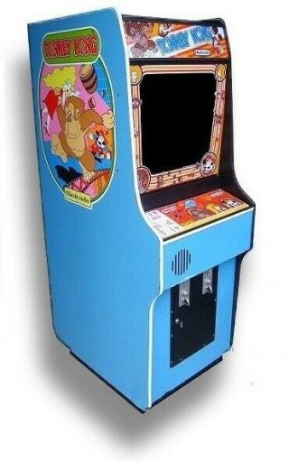 Donkey Kong Arcade Machine By Nintendo 1981  Rare