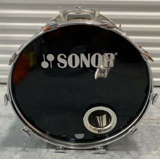Rare Sonor Horst Link Makassar Ebony Signature Series Bass Drum