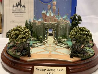 Olszewski Sleeping Beauty Castle Disneyland Miniature First Edition Signed Rare