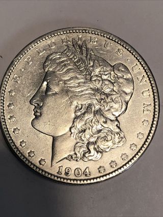 1904 P Morgan Silver Dollar $1 Rare Coin