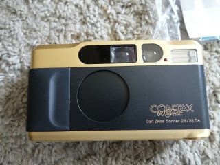 Very rare Contax T2 gold 60 years anniversary limited edition 2