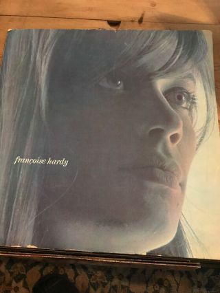 Francoise Hardy Vinyl Lp Album French Version Fold Out Cover 1960s Vogue Rare